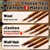 Marie's 1pc Chinese  Calligraphy Brush,Jianhao/Wolf Hair/Wool for Painting,Writing,Official Script,Regular Script,Cursive Script 3
