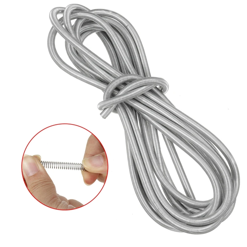 

Anti-rust Stainless Steel Brake Line Protector Gravel Guard Wrapping Spring Roll