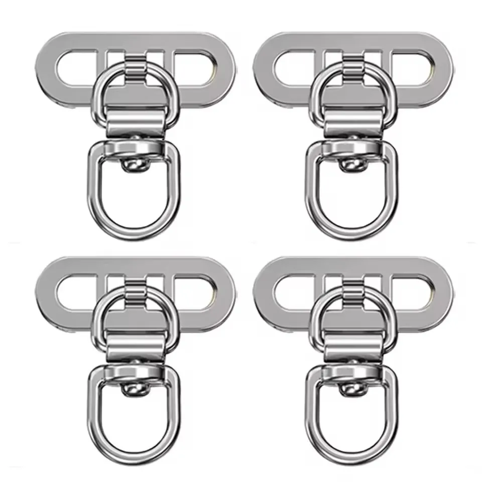 Ultra-Thin 360° Rotatable Stainless Steel Phone Lanyard Patch with Anti-Lost Strap