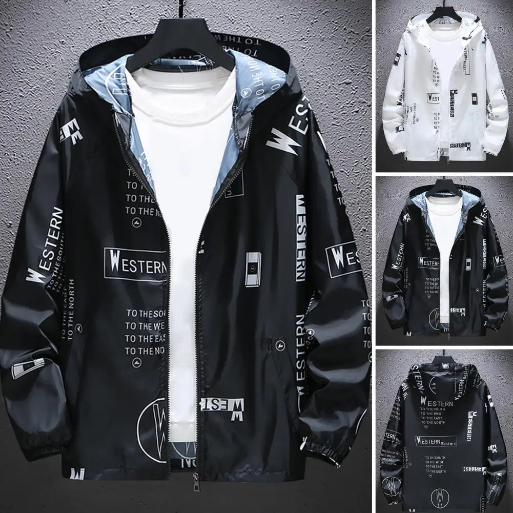 

Stylish Casual Jacket Long Sleeves Soft Touch Women Jacket Zipper Closure Comfortable Wearing Men Jacket for Daily Life