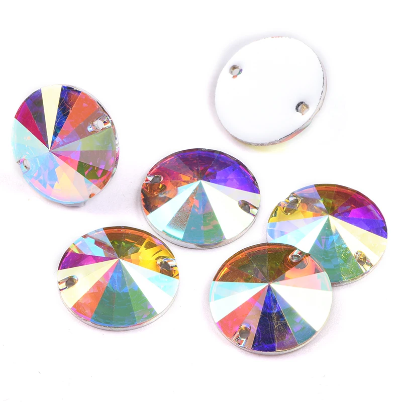 Round Rivoli Crystal AB Resin Sew On Rhinestones Flatback Resin Sew On Rhinestone стразы For DIY Clothes Accessories B2600 resin rhinestones sew on rhinestones non hot fix rhinestones sewing rhinestones resin rhinestones and pearls non hotfix rhinestones rhinestone accessories rhinestones beads crystal rhinestones rhinestone crystals