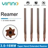 YIFINO 1: 50 Straight Groove Hand Reamer  High Speed Steel Conical Pin Extended Reamers 3.0-16.0mm For Wood Aluminium Alloy 1