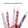 5Pcs/Set Ergonomics Nail Pen Acrylic Nail Painting Pen Creative Easy to Use Nails Designs Dual Ended Drawing Manicure Tools 2