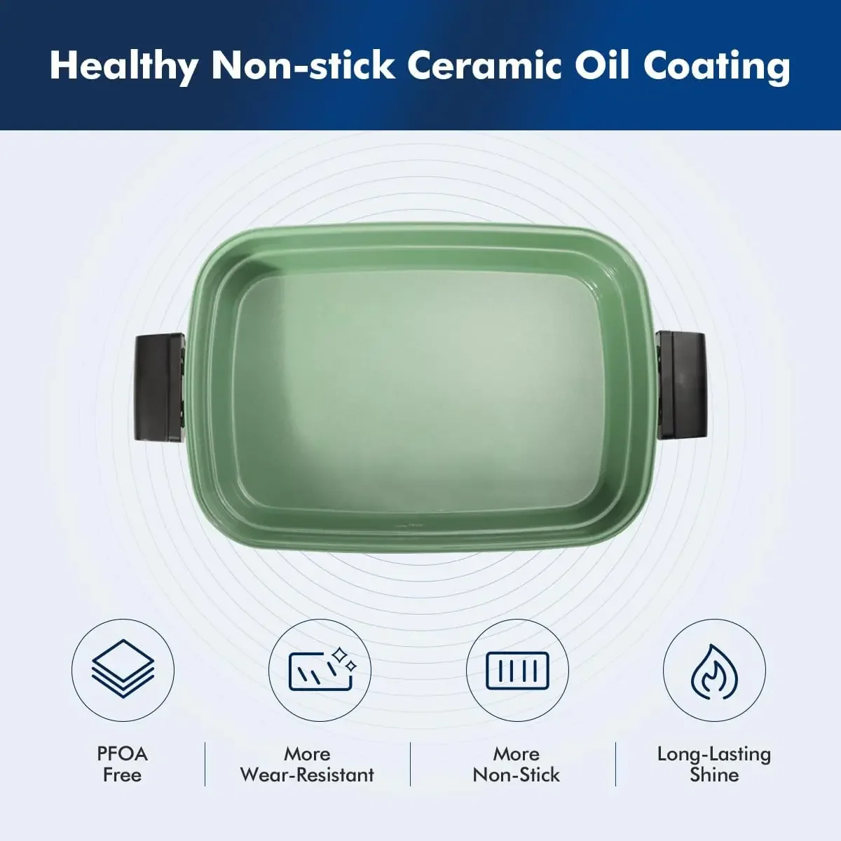 3-in-1 Electric Hot Pot, Multi-use Shabu Shabu Pot with Grill Pan & Steamer, UL Listed, Non-stick Ceramic Oil Coating, 4.5L 4
