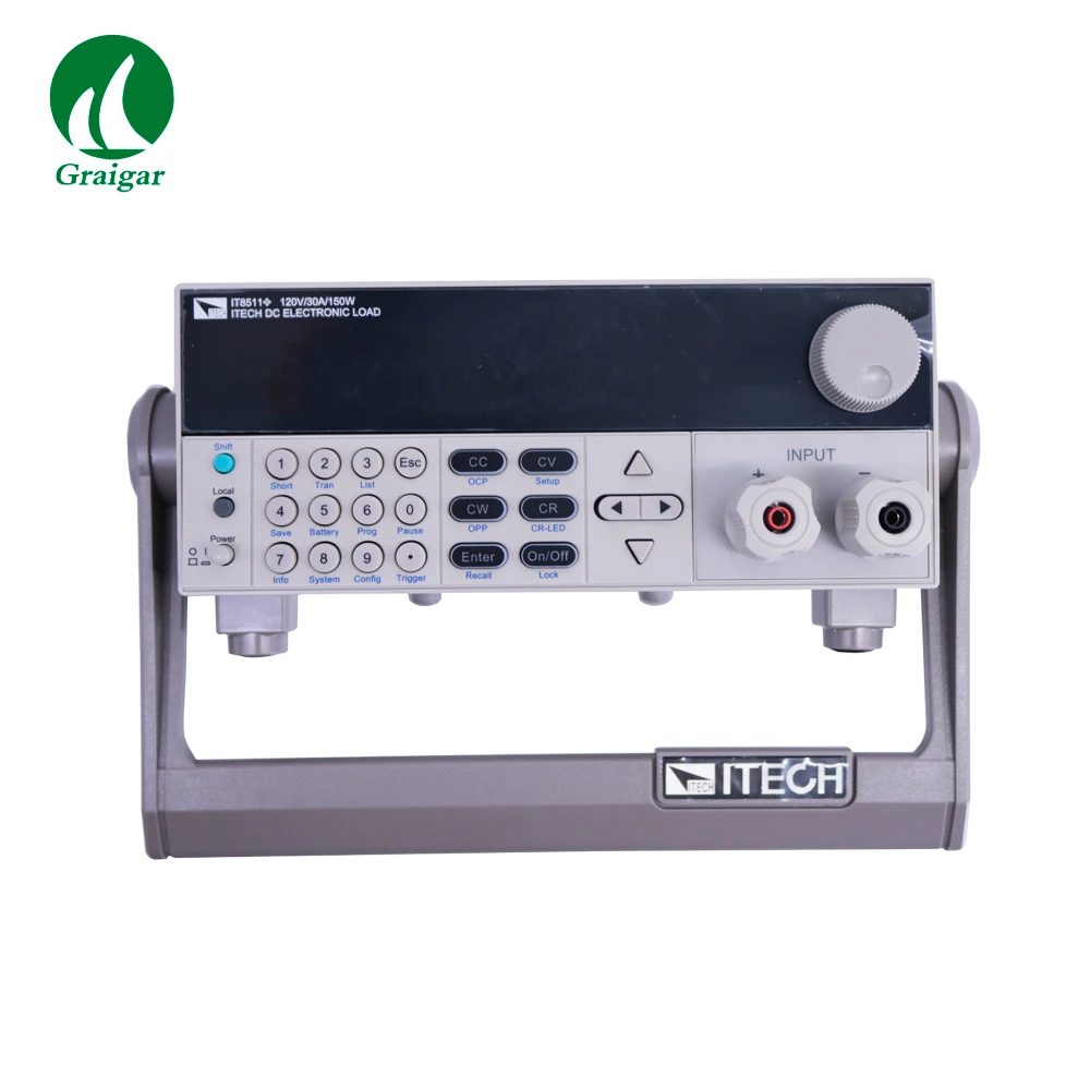 

Itech IT8511+ DC Electronic Load 150W/120V/30A Laboratory Power Supply Load Meter