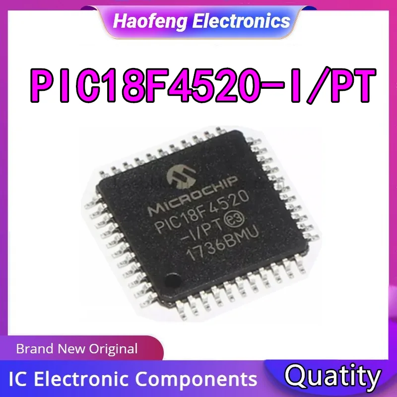 

5PCS PIC18F4520-I/PT PIC18F4520-I PIC18F4520 PIC18F PIC18 PIC IC MCU Chip TQFP-44 in Stock 100% New Originl