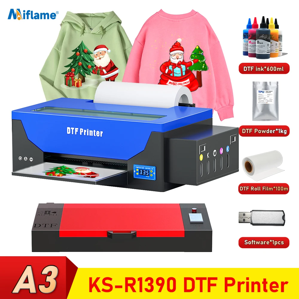 DTF Printer A3 DTF T Shirt Printer A3 Heat Transfer T-Shirt Print Directly  Transfer Printer DTF Film DTF Ink DTF Film Printer A3 - AliExpress