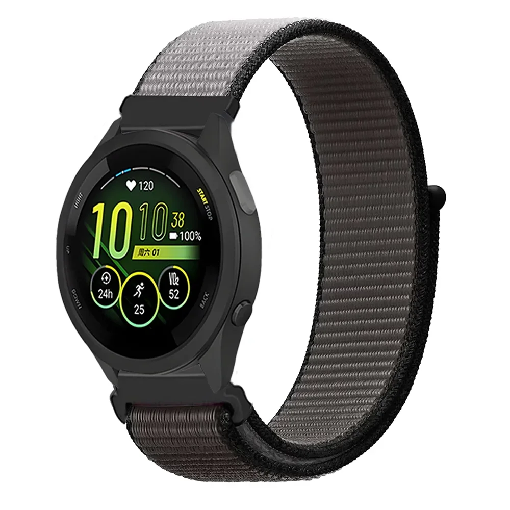 Nylon Loop Strap, 20/22mm, for Smartwatch - Breathable and Adjustable Bracelet Band