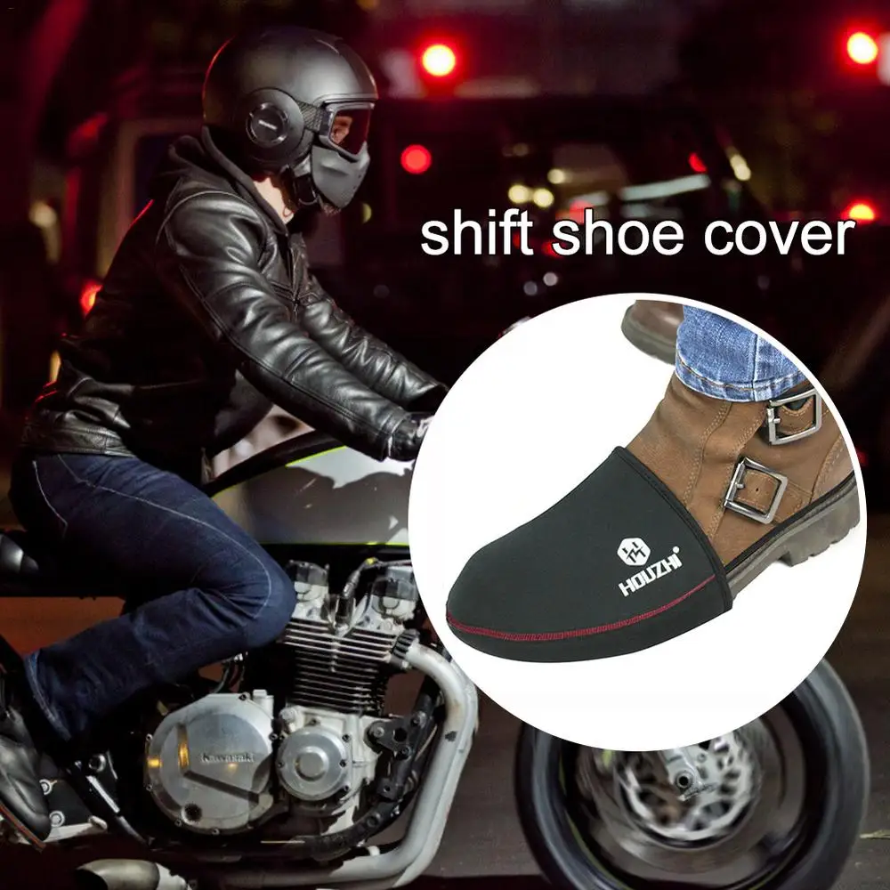 Rugged Waterproof Motorcycle Shoe Cover with Non-Slip Grip for Safe Rides