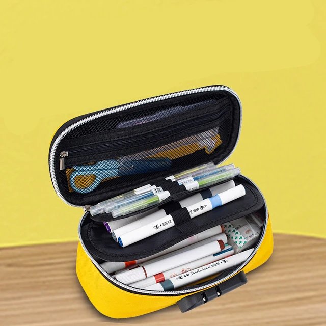 Pokemon Crayon Case Pikachu Enfants Sac Crayon Anime Imprimé Stylo Étui  Papeterie Fournitures scolaires Garçon Fille Étudiant Crayon