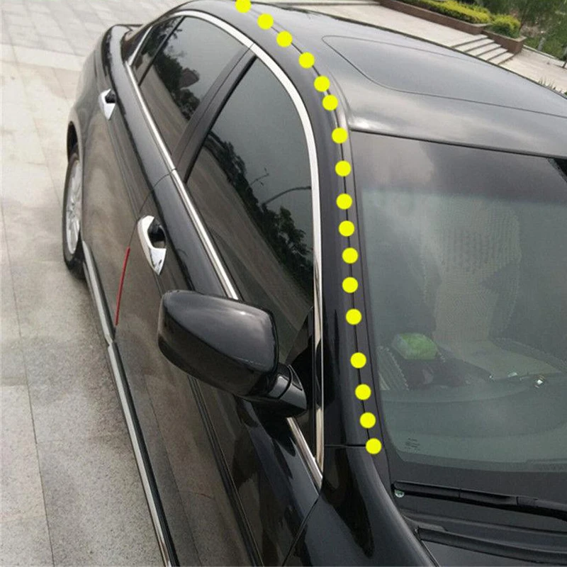 

Gutter Window Sunroof Strip Dustproof Professional Rubber Door 15mm Universal 10ft Practical Durable Car Best New