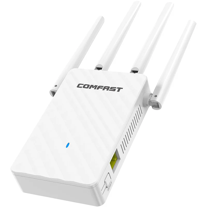 Comfast 300Mbps Ripetitore Wifi Wireless 2.4Ghz Router Network Extender Amplificatore Di Segnale Ripetitore Con 4 Antenne Home Office