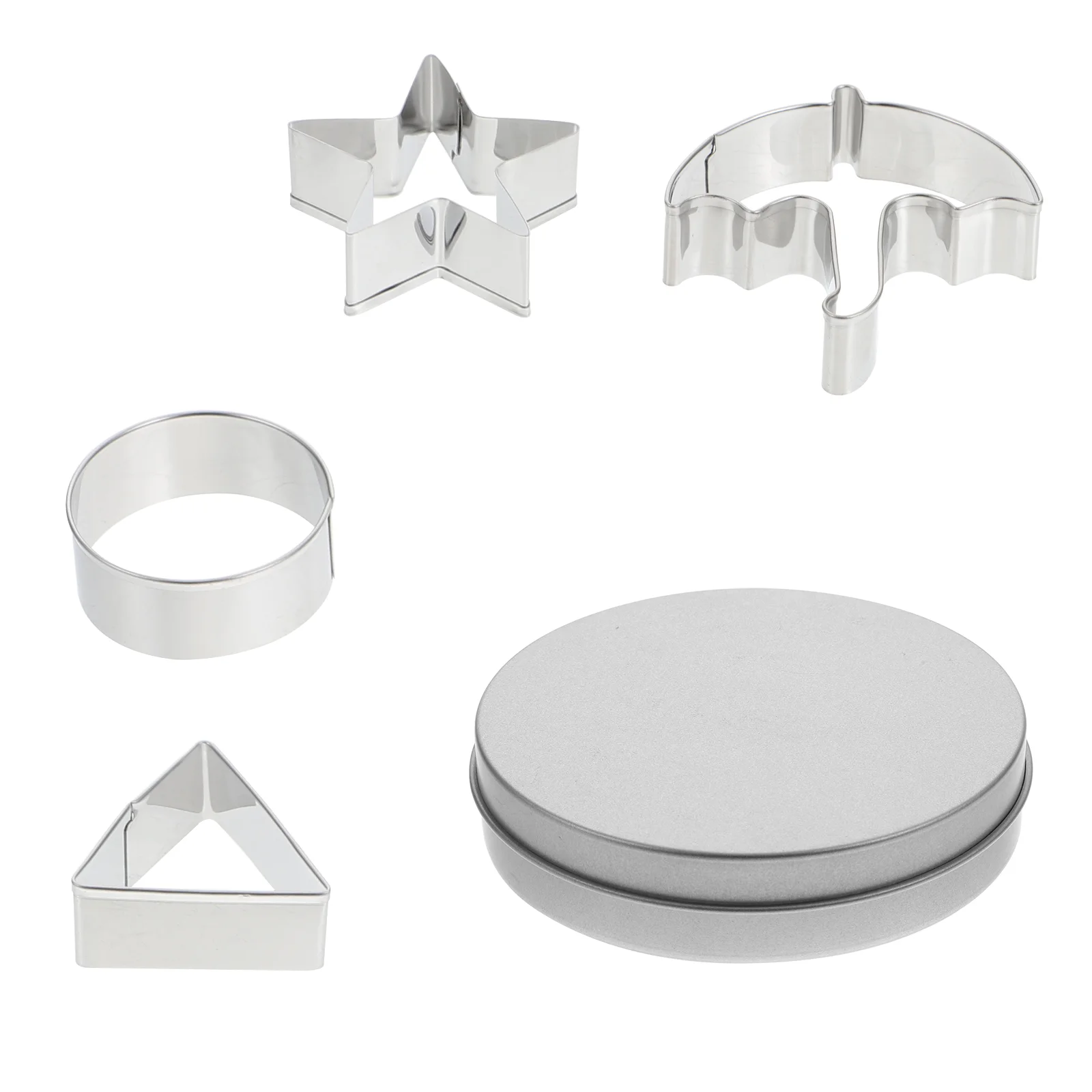 

Xmas Candy Sugar Cookie Making Mold Stainless-steel Biscuit Household Baking Supply Pie DIY Party Game Press Durable