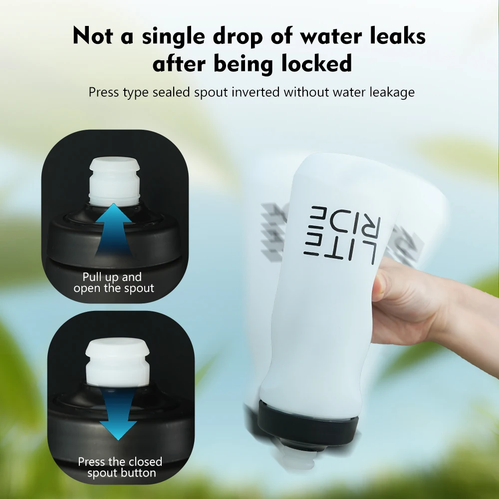 LITERIDE Bicycle Water Bottle 610/710ML PP Sports Cup Cycling Kettle Outdoor Camping Hiking Squeeze Bike Cup view 2