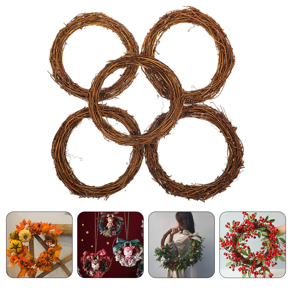 

Natural Rattan Ring Wreath Frame Rattan Circle Twig Branch Wreath Rattan Circle Floral Wreath Frame DIY Wreath Frame Party