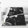 Tom Kaulitz Blankets Fleece Winter Pop-Rock Band Multi-function Lightweight Thin Throw Blankets for Sofa Couch Rug Piece 1