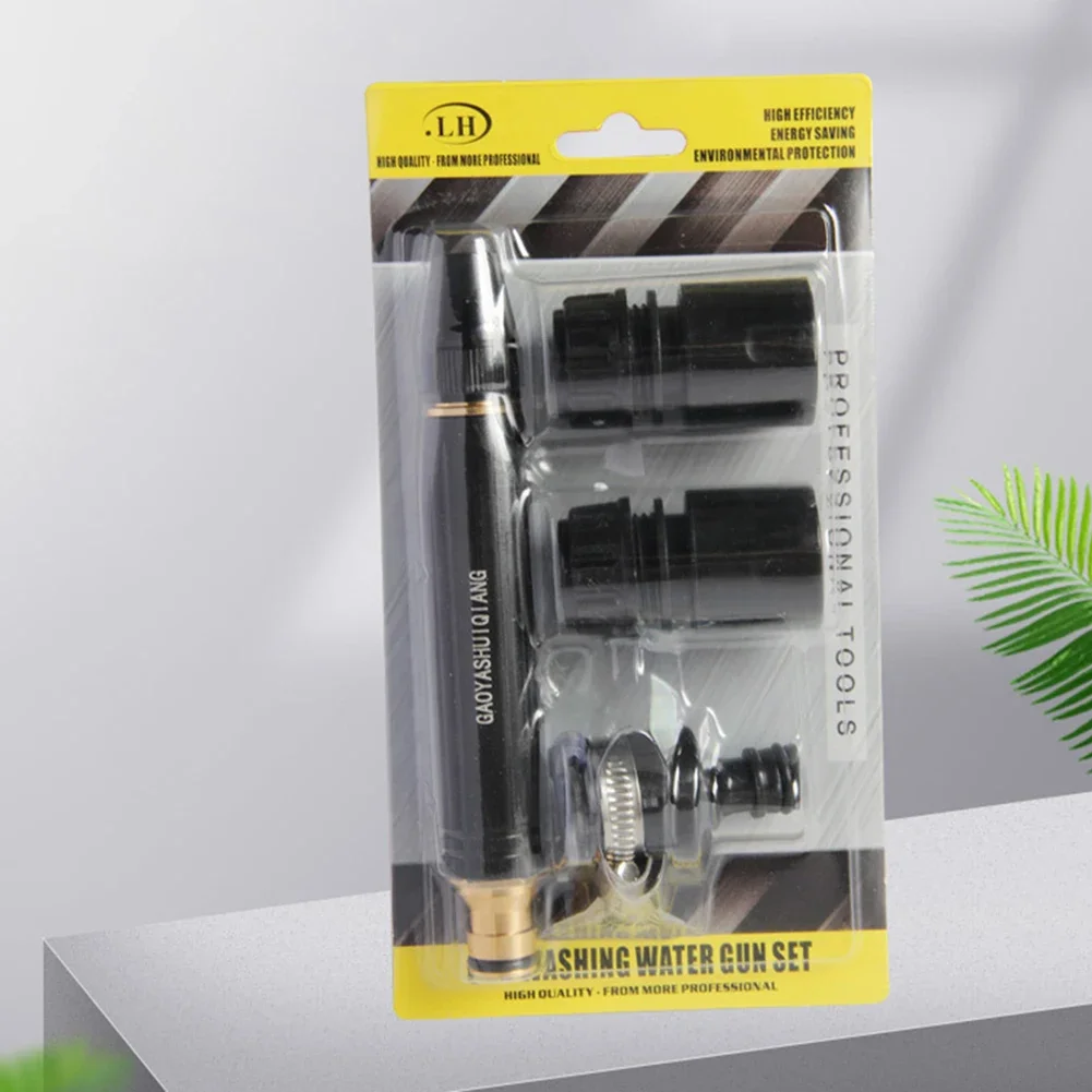 Adjustable Car Wash Water Gun High Pressure Sprinkler Connector Garden Hose Sprinkler Spray Nozzle For Car Washer Cleaning Tool