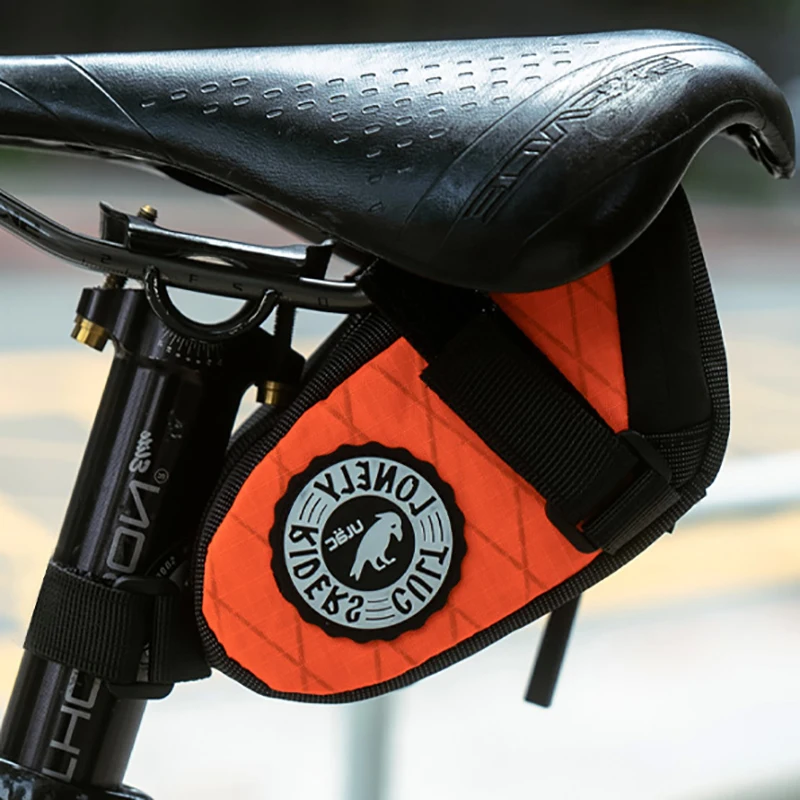 Bike bag ULAC touring bike seatpost bag waterproof nylon bicycle saddle racing road bike storage pannier colorful MTB saddle rear pouch