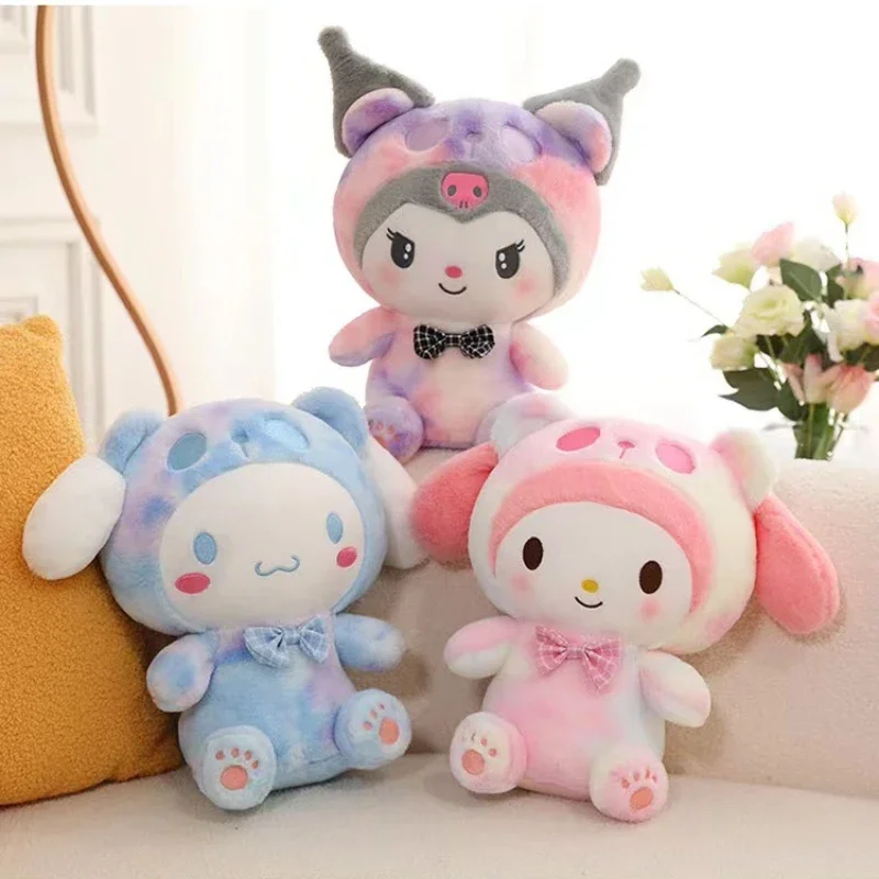 

Sanrio 30cm Kawaii Hello Kitty Kuromi My Moledy Plush Toy Bandhnu Stuffed Animal Pillow Doll Room Decor Girl Kids Xmas Gift