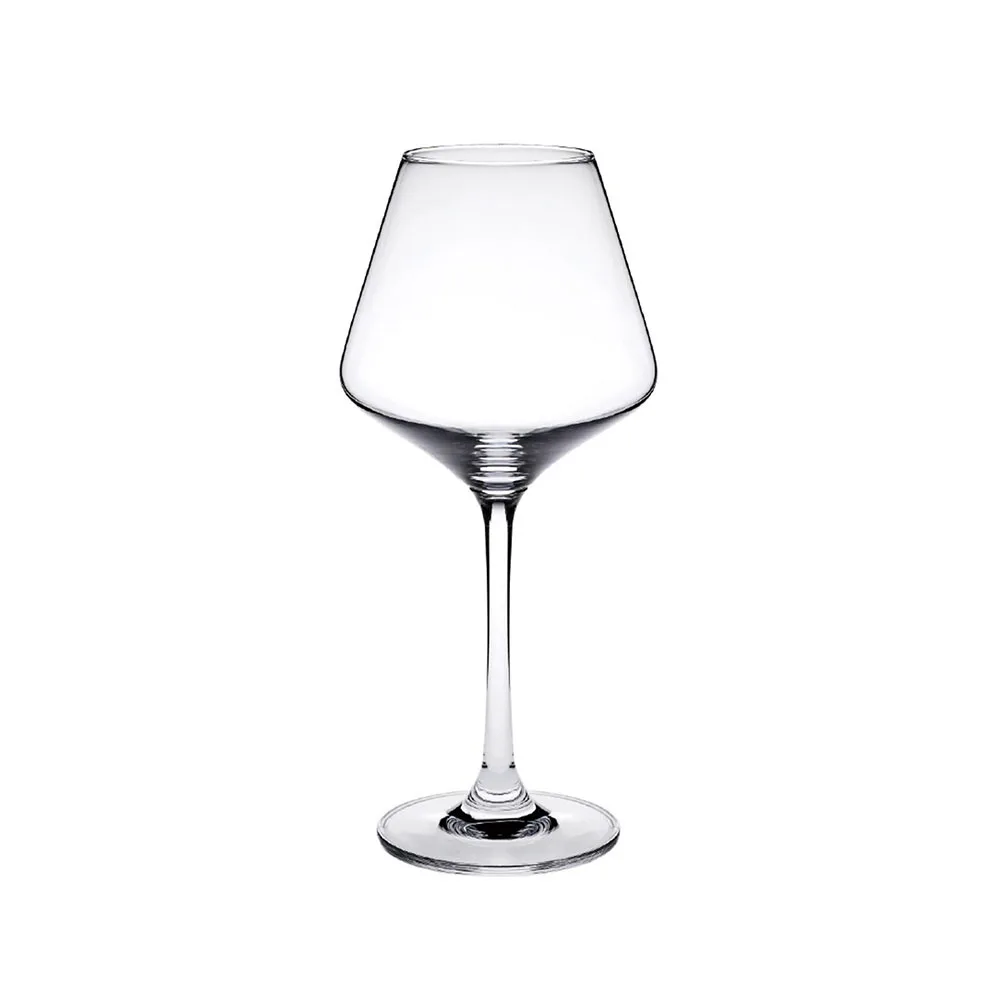Elegant Burgundy Red Wine Goblet Set - 2 Piece Collection