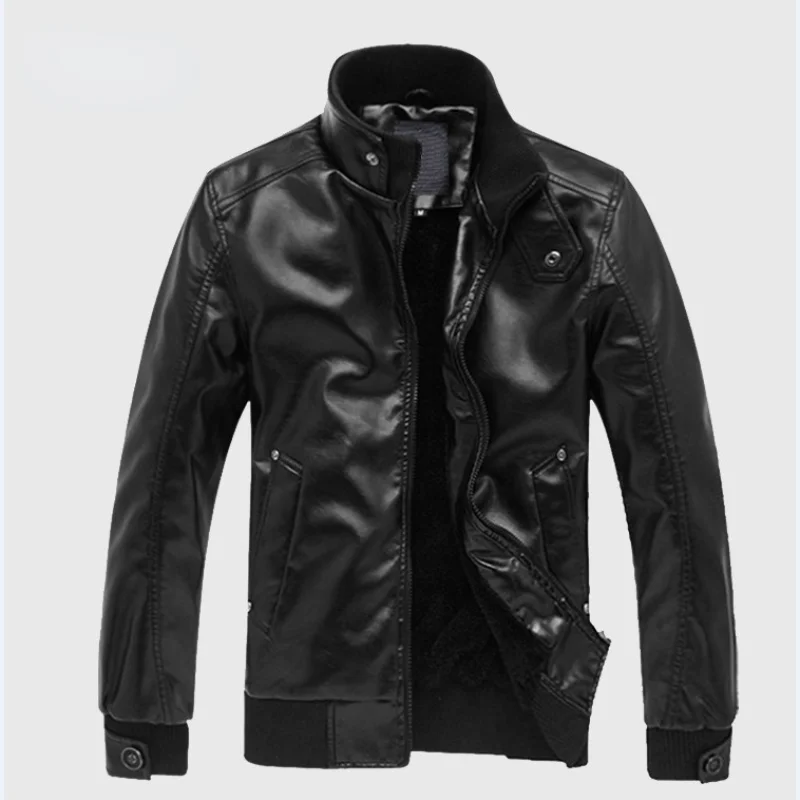 MRMT 2024 Brand Men\'s Leather Clothing  Trade Men\'s Clothing  Slim Locomotive Men\'s Leather Jacket Outer Wear Clothing Garment