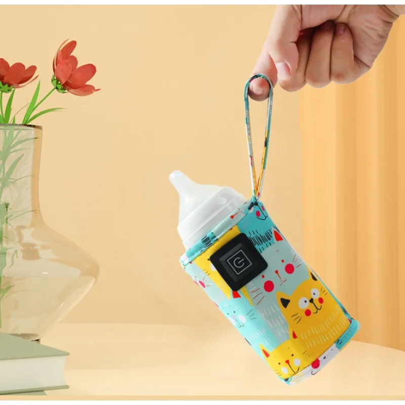 Baby Bottle Insulation Sleeve Portable Heating Baby Bottle Insulation Sleeve Three-Level Heating Bottle Sleeve