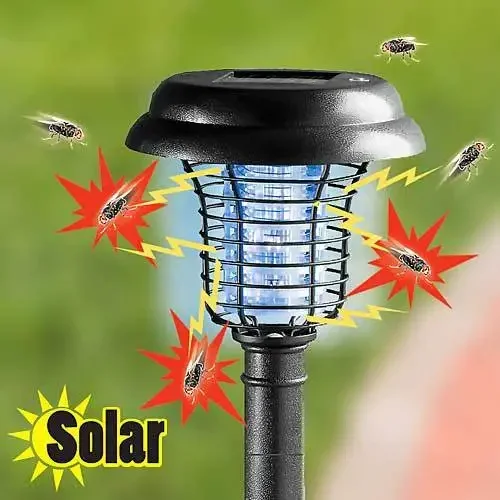Solar Mosquito Killer Lamp Home Garden Waterproof Mosquito Repeller Outdoor Camping Electric Artifact Lighting