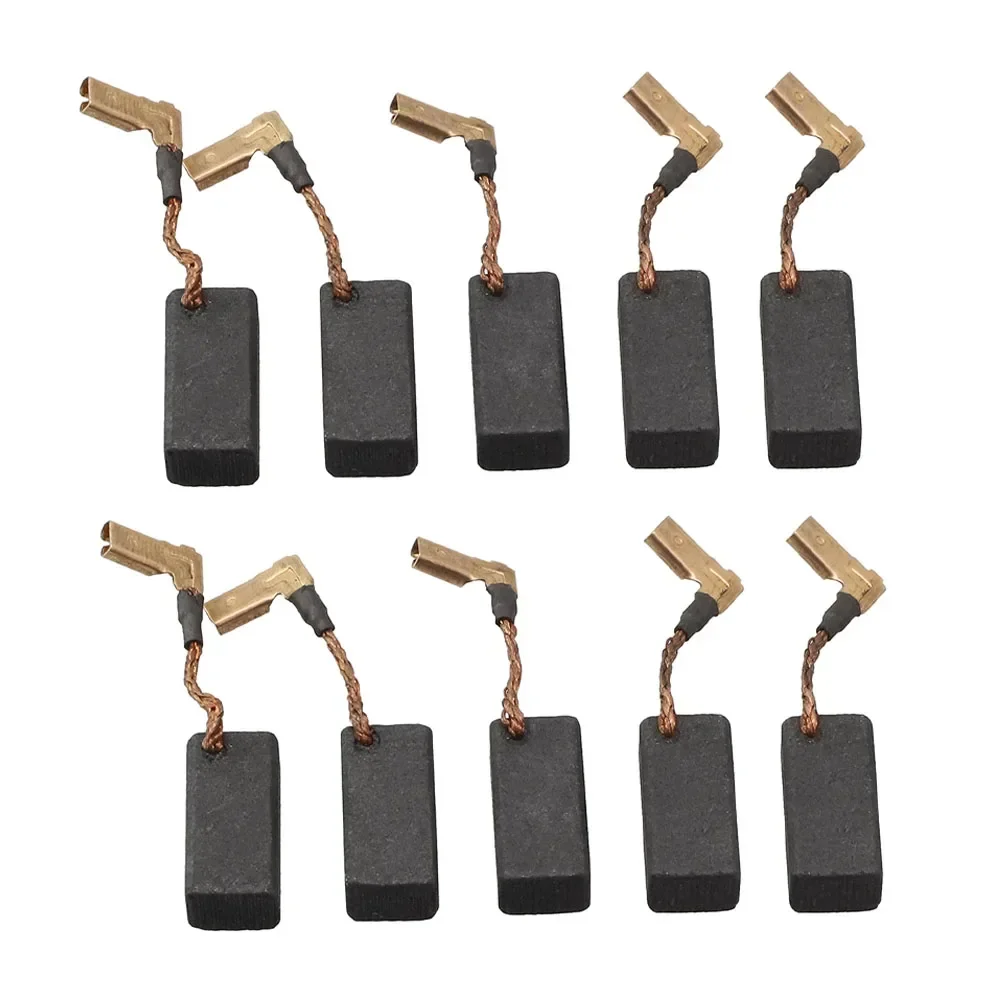 10pcs Carbon Brush N097696 Replacement Part For Motor Power Tools Accessories DWE4120 DWE4011 Angle Grinder Drill