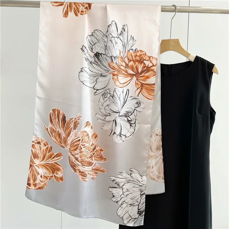 Long Silk Scarf 4