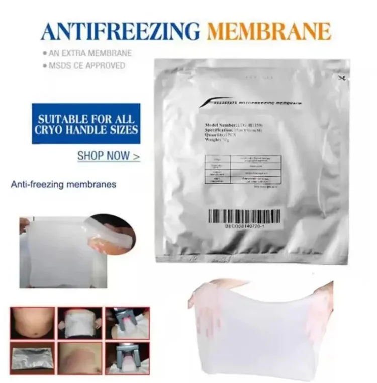 2024 Cuscinetto Per Pellicola In Gel Anti-Congelamento Da 50 Pezzi Per Macchina Per Il Corpo Portatile Cool Tech Cryo Cell Che Dimagrisce Uso Domestic