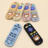 Children's silicone teething remote control baby mouthing period soothing teething teething remote control toys silicone teeth 2