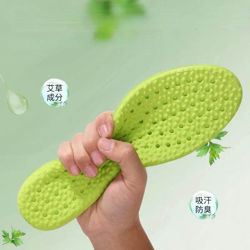 Feet Sole PU Soft Orthopedic Sport Insoles for Breathable Shock Absorption Running Shoes Pad for Men Women Arch Support Insole