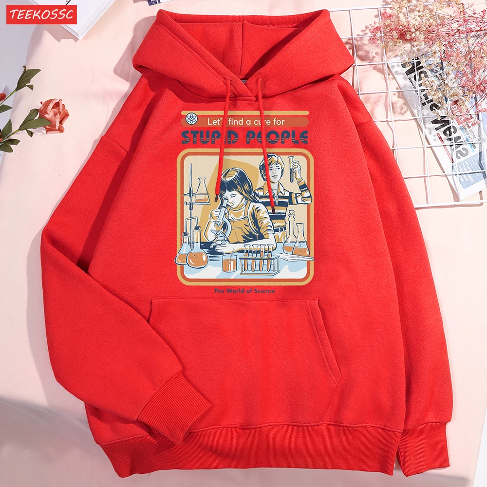A Cure For Stupid People Men Women Sweatshirt Hip Hop Oversize Hoody Autumn Fleece Streetwear Harajuku Fleece Hoodie Couple