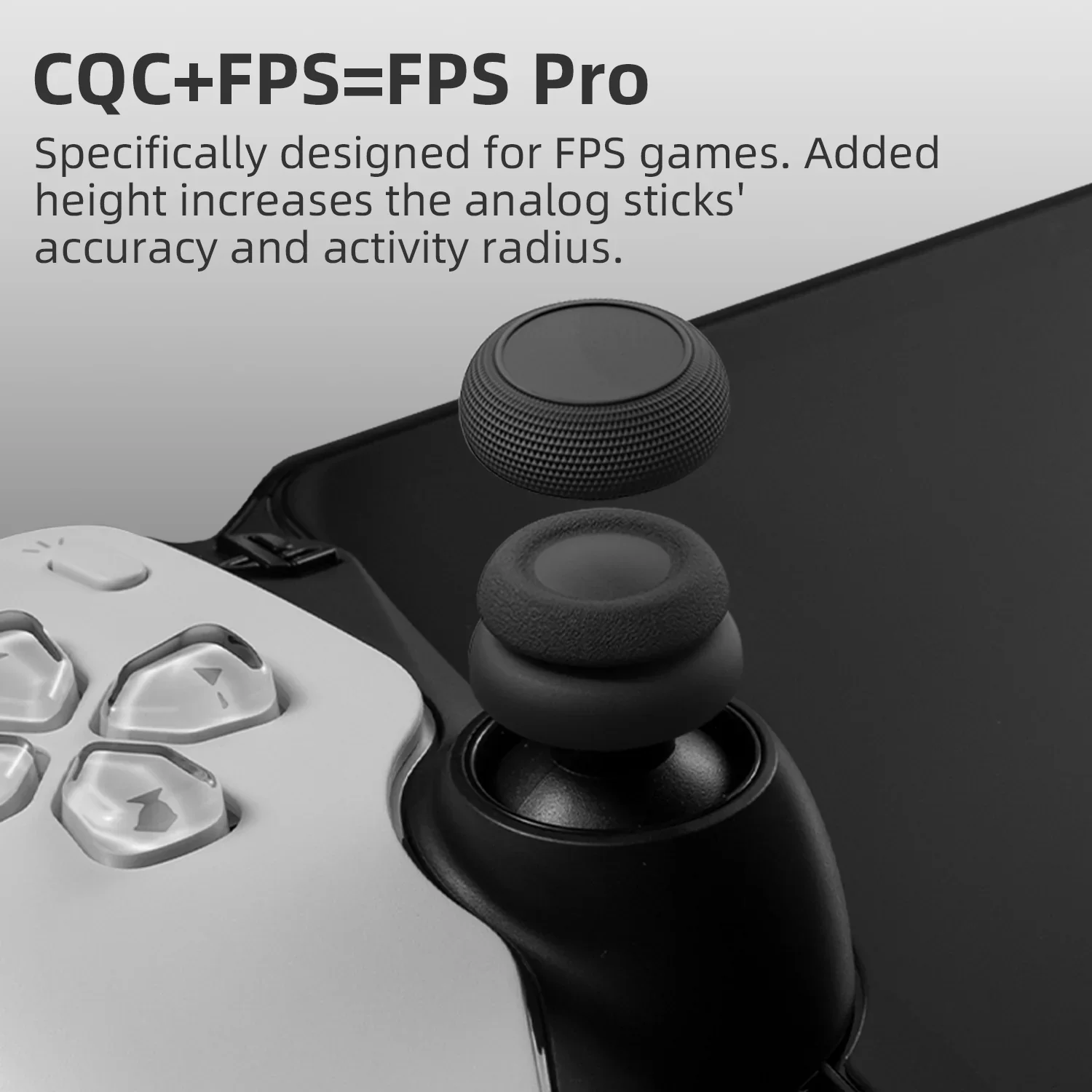 Lebka & co. palec úchop sada FPS CQC joysticku čepice thumbstick obal pro playstation portál PS portál