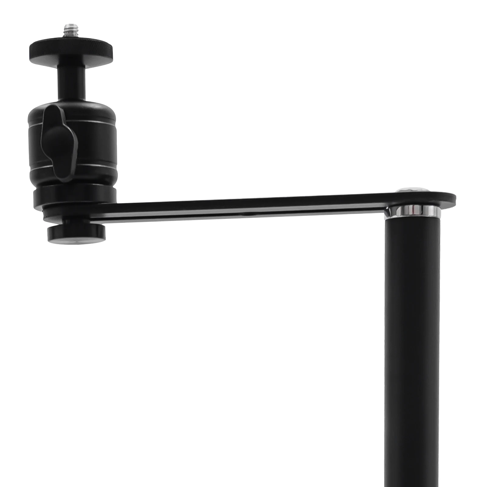 60-120cm Höhenverstellbarer Projektorständer 360° ° Schwenkbare Bodenhalterung mit L-förmigem Sockel zur Schaffung eines Privaten Kinos – Detail 14