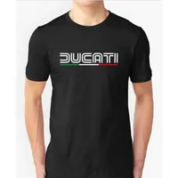 T-shirt en coton décontracté Ducati Moto GP Racing, T-shirt graphique d'été à manches courtes 2026 pour hommes, vêtements et hauts 1