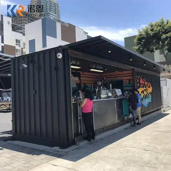 Folding Container House Cafe Contain 20ft Shipping Container Bar Portable Container Cafe Coffee Shop