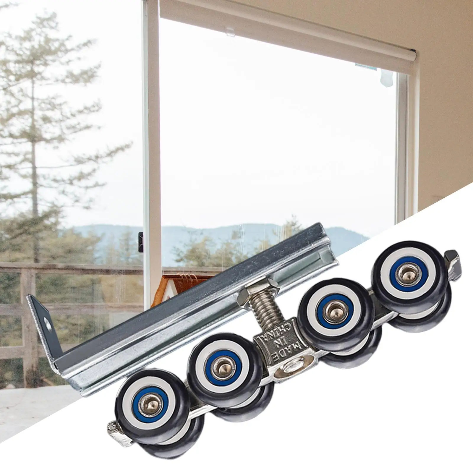 Premium Sliding Door Rollers with Smooth for Bathroom Barn Patio Door