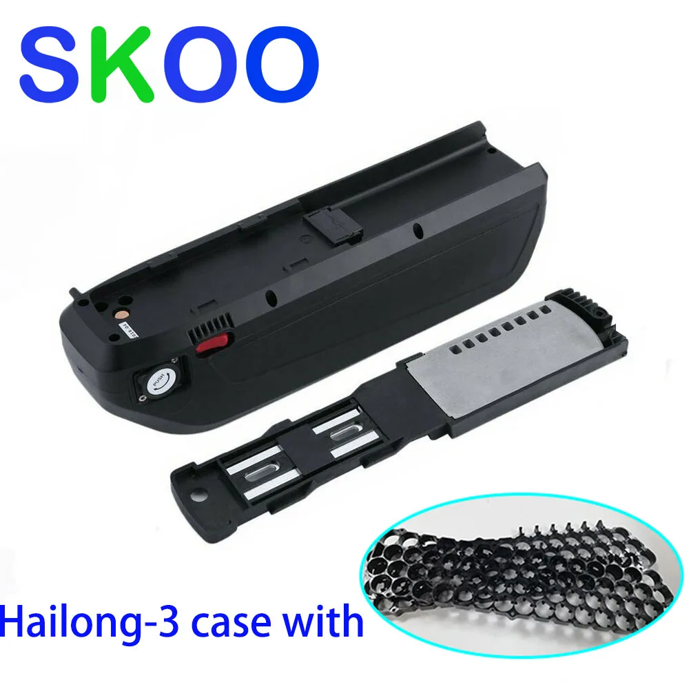 

Hailong 3 Battery Box 36V 48V 52V Hailong Case Ebike Battery Case Batteries Housing Polly Max Load 65pcs 18650 Cells Battery