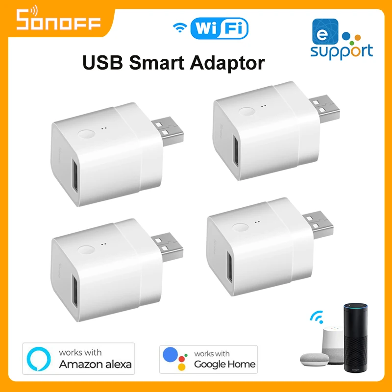 1/3/5/10 Pcs Sonoff Micro Mini Adattatore Usb Switch 5V Wifi Adattatore Di Alimentazione Usb Smart Home Switch Tramite Ewelink App Google Home Alexa