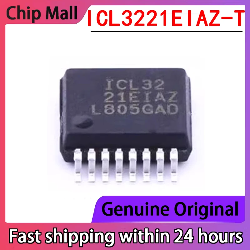 

1PCS New ICL3221EIAZ-T Package SSOP16 Transceiver RS232 Chip