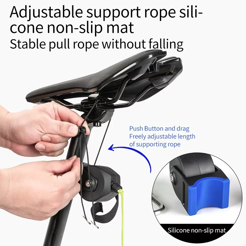 Portable Road Bike Tow Rope - Convenient Traction Equipment for Outdoor Cycling Adventures