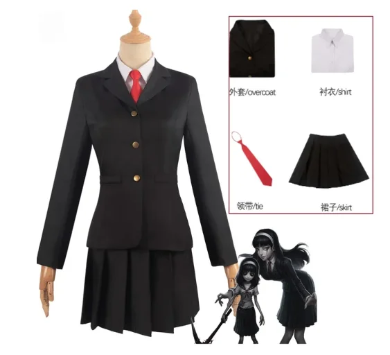 Identity v Cosplay Ito Junji Kawakami Tomie Dream Witch Wig Clothing Japanese JK Skirt Halloween Carnival Party Cosplay Costumes