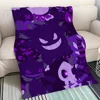 Cute Throw Blanket Luxury Bedding Pokemon Fluffy Soft Blankets Sofa Decoration Hairy Blankets for Bed Blanket 150cm X 200cm Knee 1