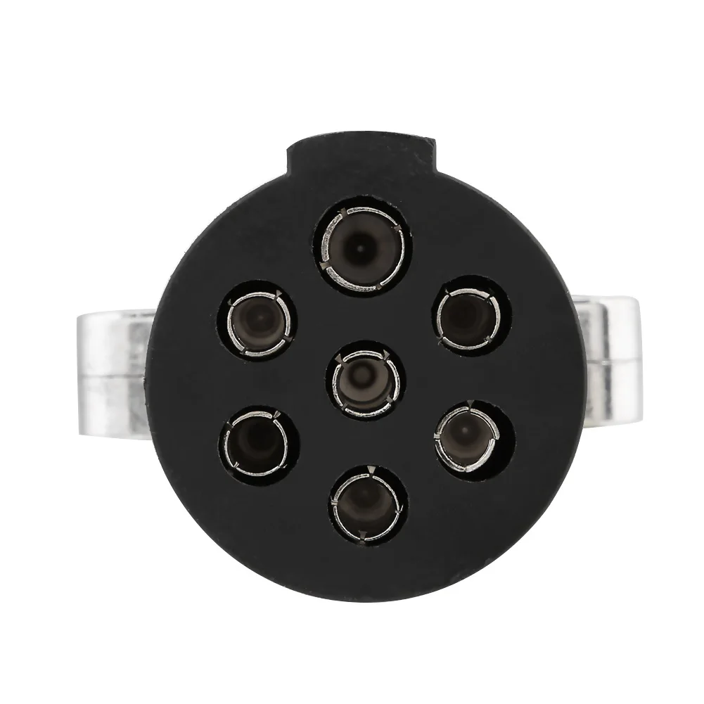 24V 7 Pin Trailer Plug N Type Towing Connector Adapter for Trailer Truck Caravan