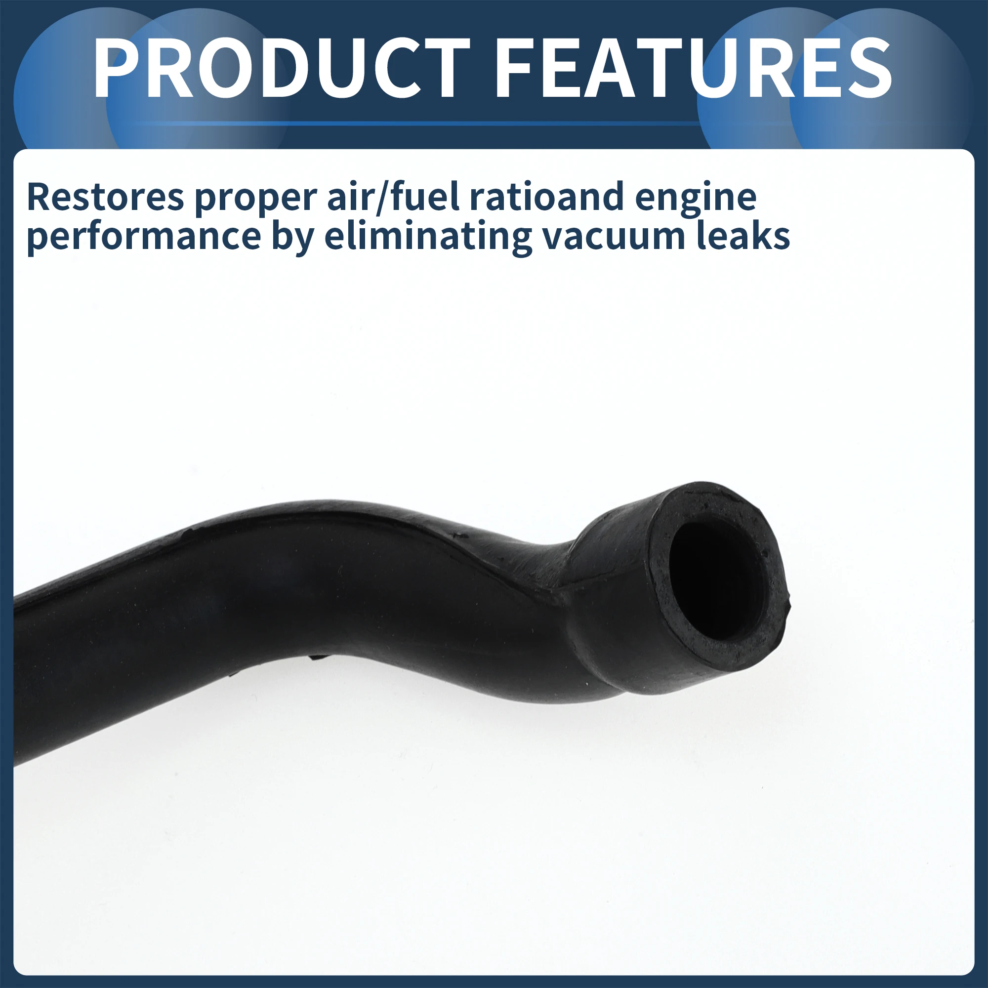 UXCELL Engine Air Intake Hose Air Cleaner Intake Hose No.A2710160481 for Mercedes-Benz C-Class Sportcoupe 2002-2008 Rubber