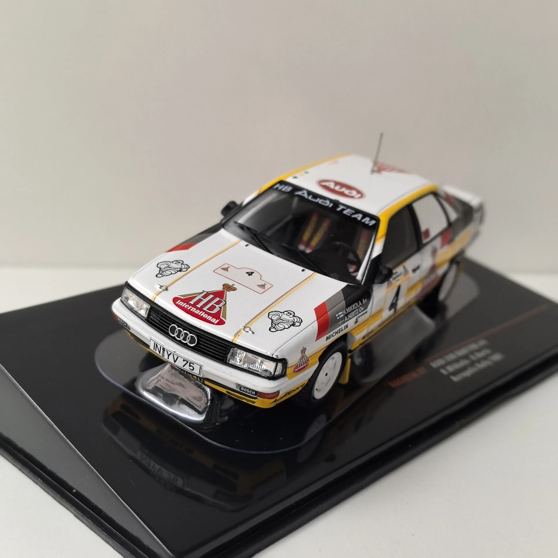 IXO 1:43 Scale 200 Quattro #4 1987 Alloy Car Model Diecast Toy ...
