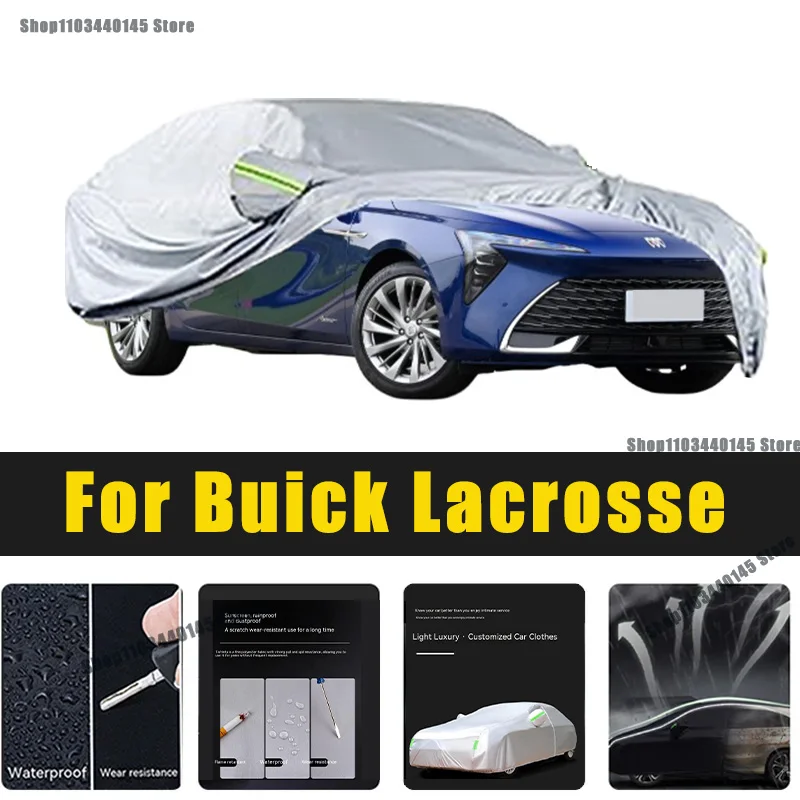 

Full Car Covers Outdoor Sun UV Protection Dust Rain Snow Oxford cover Protective For Buick Lacrosse Accessories