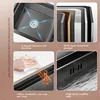 Cup Washer Hidden Bar Kitchen Sink Stainless Steel Invisible Single Sinks with Lid Garden Hotel Apartment Small Basin 5