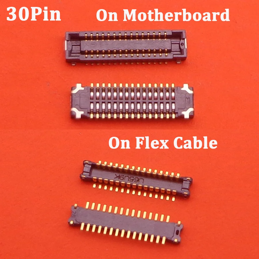 2 шт., разъем для ЖК-дисплея Motorola Moto G5 Plus XT1682 XT1685 E3 XT1706 G5S Plus XT1805 G6 XT1925 30pin